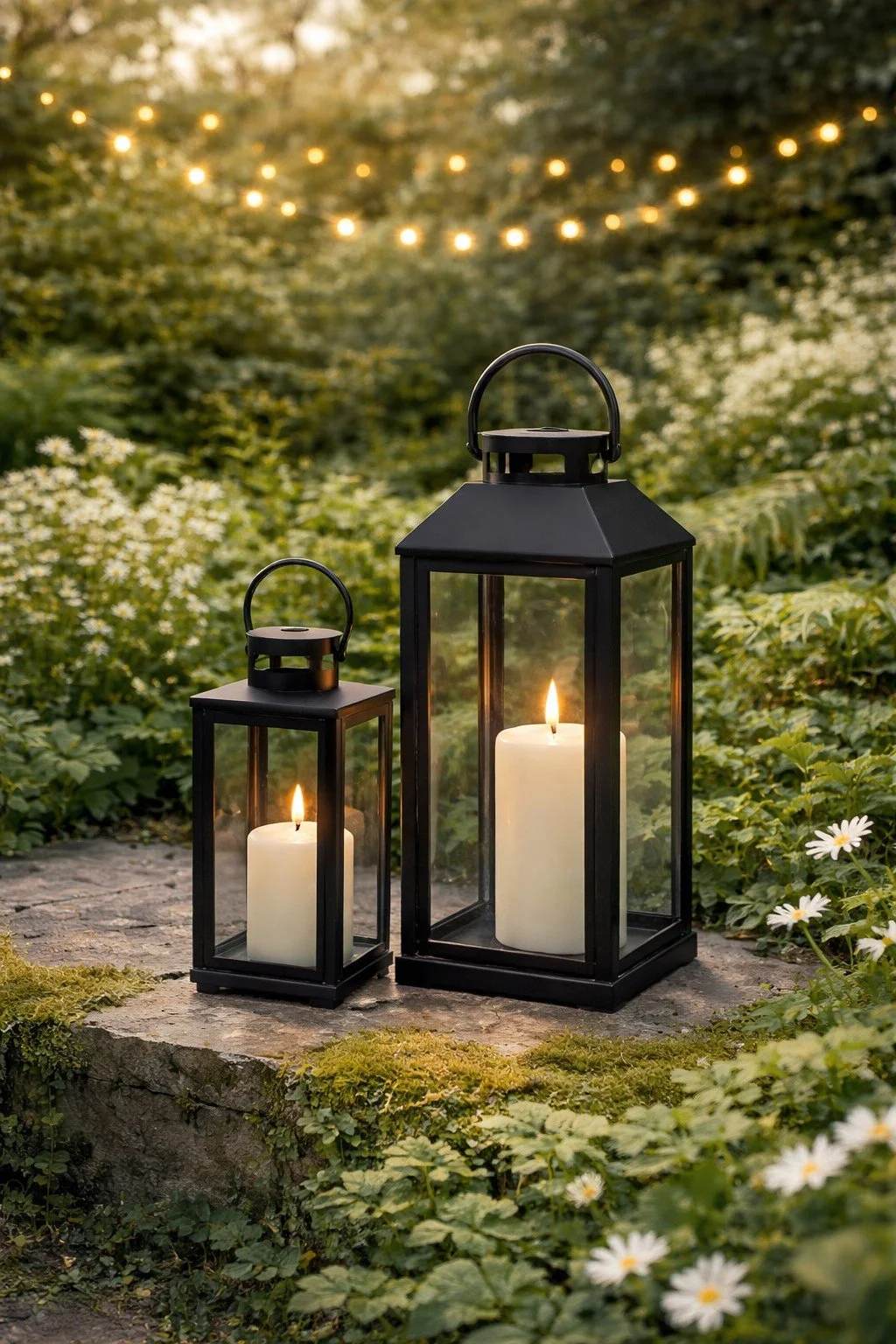 Mystical Garden Vibes- 

Light up your garden nights with altar candles in protective lanterns. Whether for meditation, reflection, or simply a cozy evening, these candles add a warm glow and a touch of magic. 

Place them on stable surfaces like tab