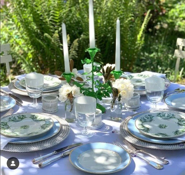 Summer days and alfresco dining are on our minds ☀️🌿

Long evenings, good food, and beautifully set tables&mdash;there&rsquo;s nothing quite like enjoying the outdoors in the warmer months. The soft glow of candlelight adds the perfect finishing tou