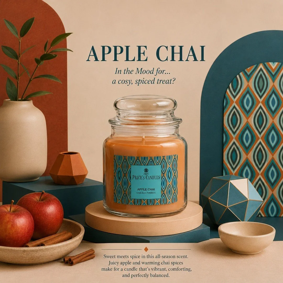 As the days get cooler and the evenings get cosier, there's nothing better than coming home to a warm, comforting scent.

Meet Apple Chai &ndash; our Featured Fragrance for September.

A beautifully balanced blend of crisp, juicy apple and warming ch