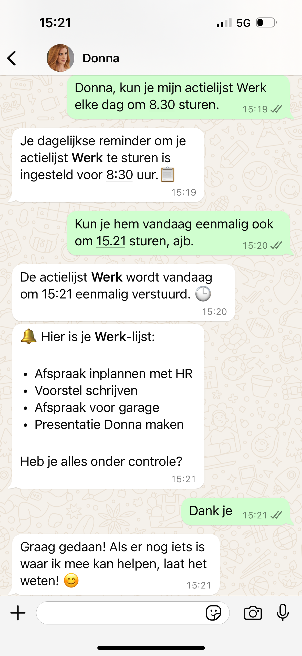 Zorg dat je nooit meer iets vergeet.