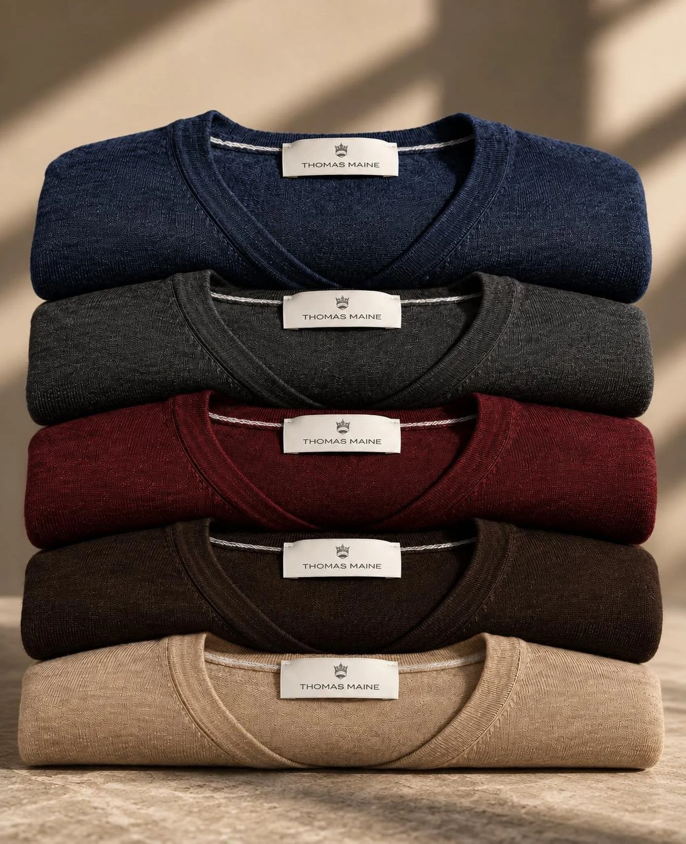 Nieuw in de winkel! 
100% Merino Wool V-Pull &euro;119.95. 
#visconti #thomasmaine #pull #kortrijk