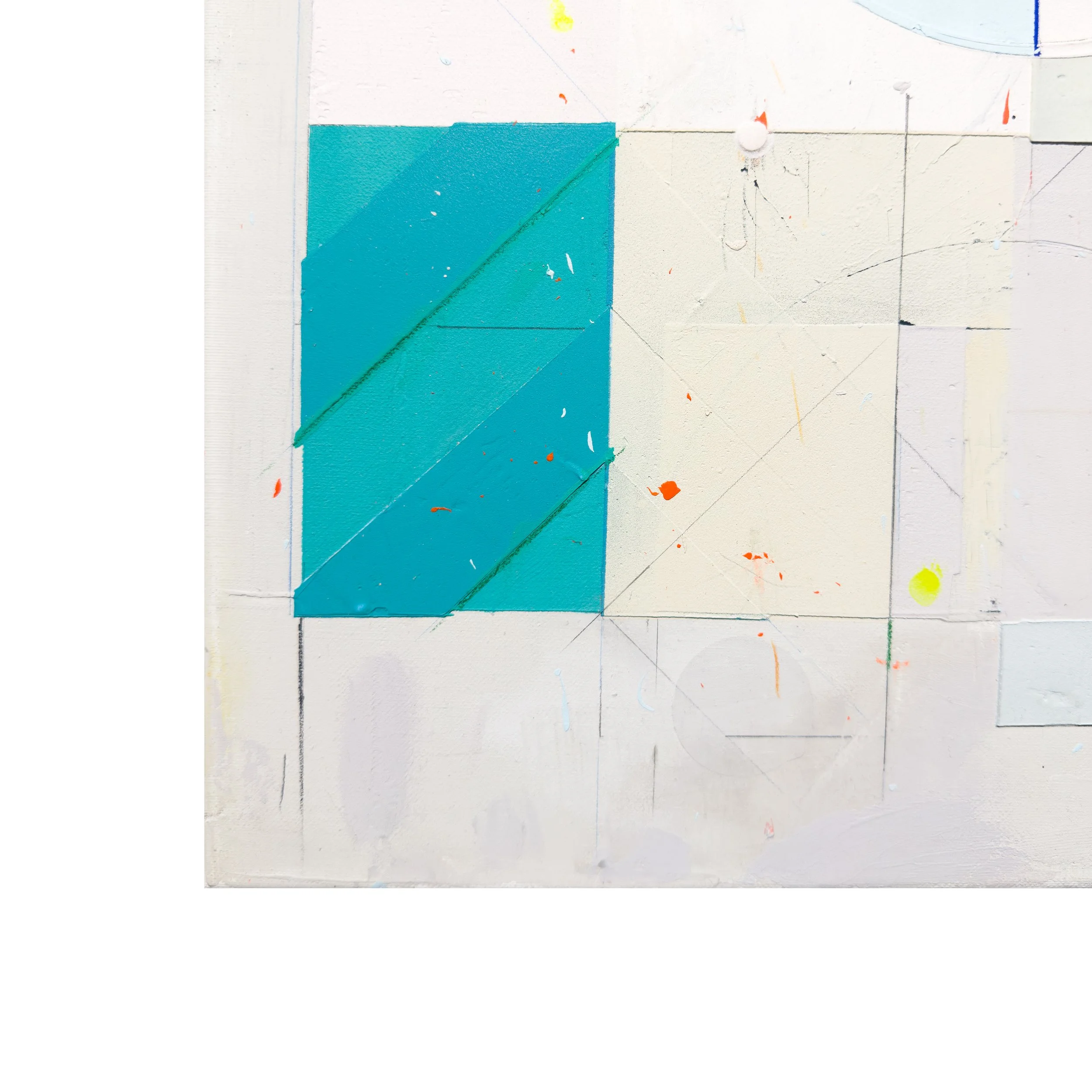 Lower-left detail of 22042021, showing teal rectangle, pale grid, drawn lines and visible process marks