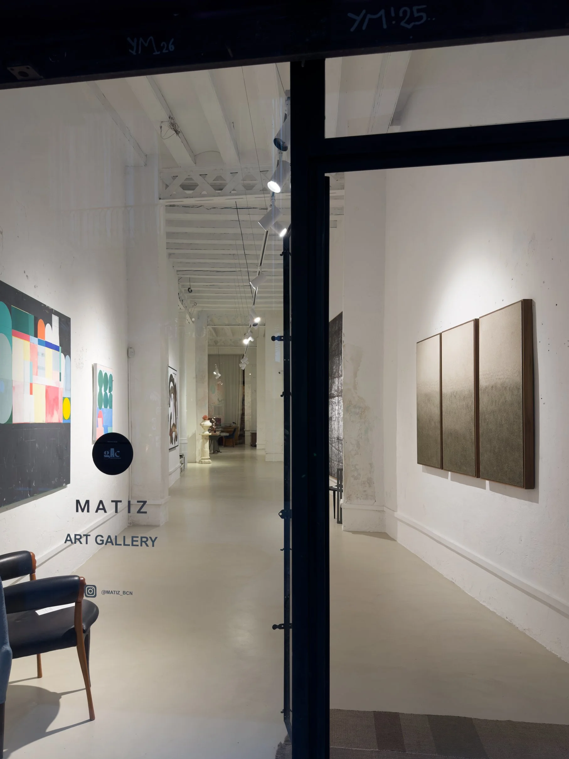 CM0010 – Ombre Series by Adam Weismann seen within Matiz Gallery’s exhibition space, Barcelona