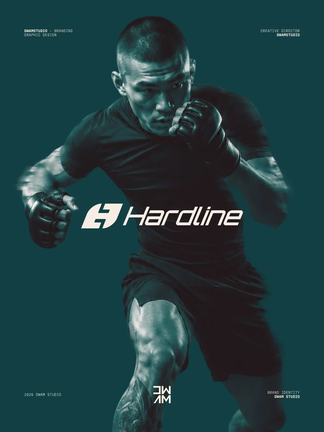 Hardline Performance Centre &mdash; Concept Brand Identity

A sharp, technical identity system for a conceptual athletic training and recovery brand built for fighters, athletes and high-performance individuals.

The goal was to create a brand that f