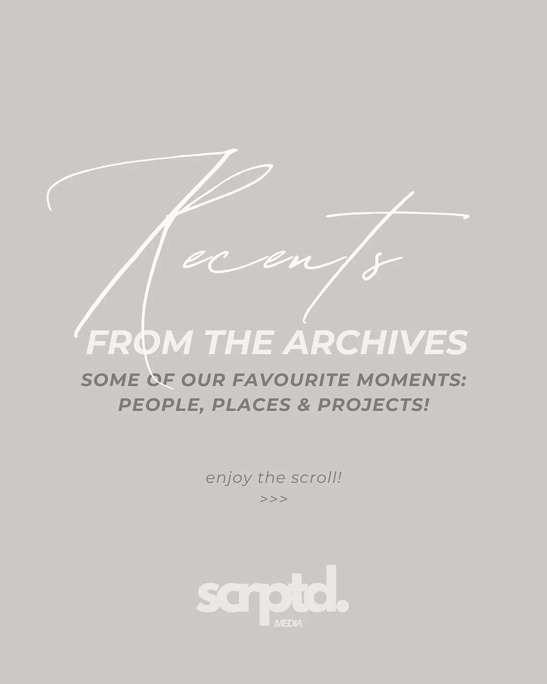 PEOPLE, PLACES &amp; PROJECTS&hellip; 🥹🤍✨ grateful always!