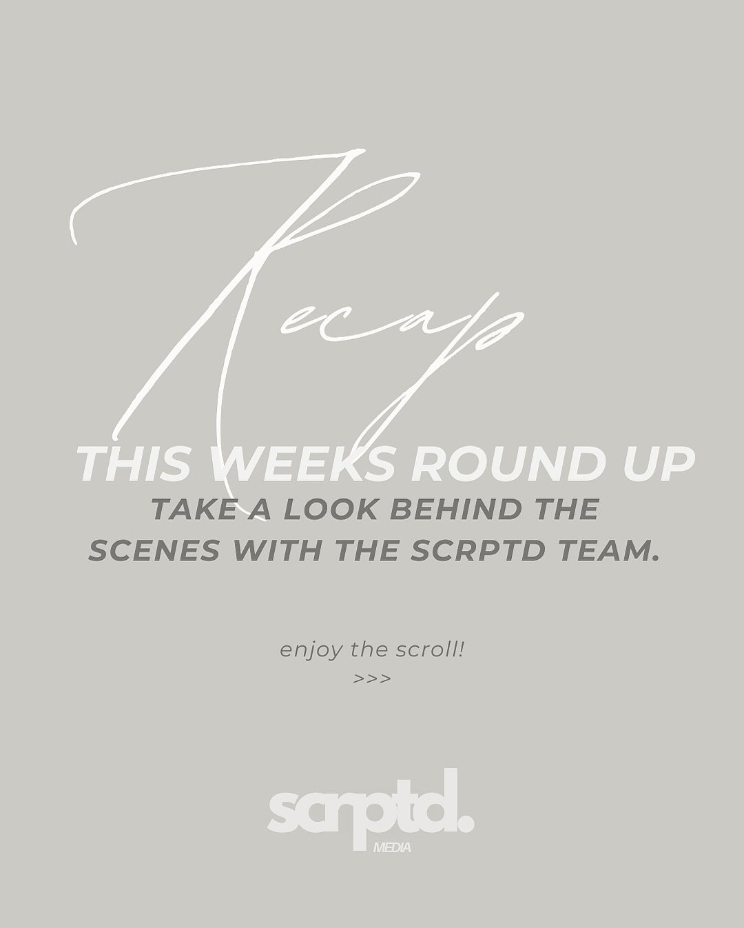 A LITTLE SNIPPET OF OUR WEEK IN FRAMES&hellip; 🙂&zwj;↕️💫 
.
.
#socialmediaagency #social #creative #perth