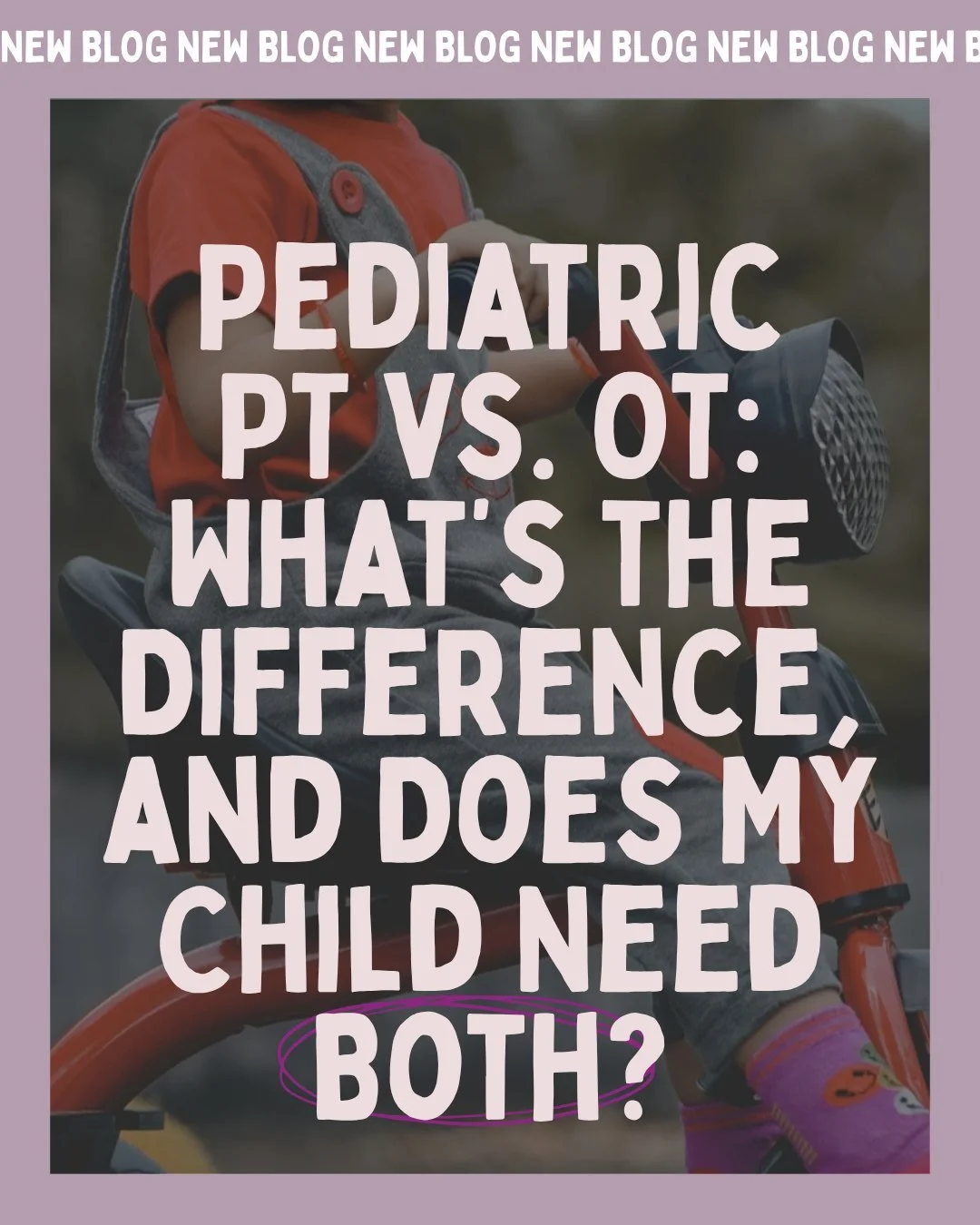 🤔 Ever wondered what the difference is between Pediatric PT and OT&mdash;and how to know which your child needs?

Our latest blog breaks it all down in a simple, parent-friendly way 💡 From movement and strength to fine motor skills and emotional re