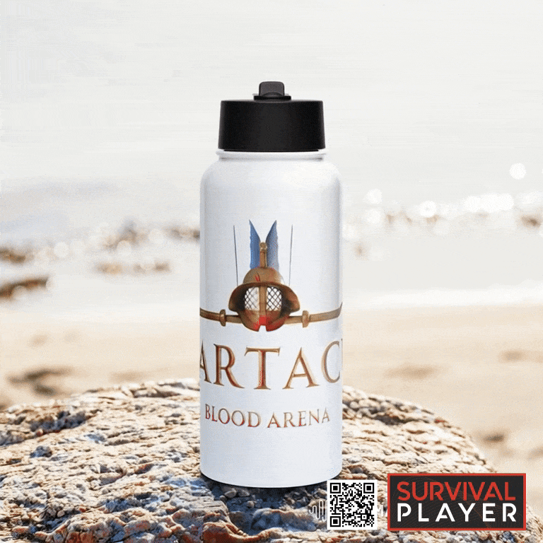 Stainless steel water bottle 32 oz (950 ml)