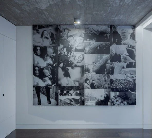 Monika Žaltauskaitė Grašienė

Frames from the film "He Stands in the Desert Counting the Seconds of His Life." Textile, Jacquard.

Woven as part of the Kaunas Biennale project “History Once Again,” 220x280 cm, 2011.