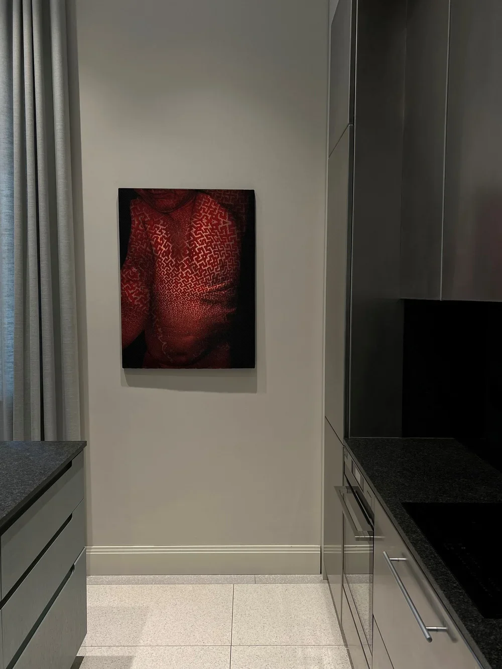 Laima Oržekauskienė

"Drapery" III, IV

Loom weaving, digital printing. 70 x 93 cm, x2

Public interior at AUM Clinic.