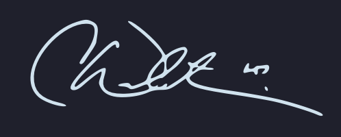 Cecil Webster signature