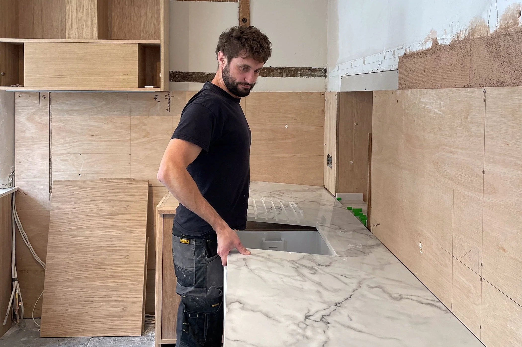professional kitchen and worktop fitting Frome Somerset