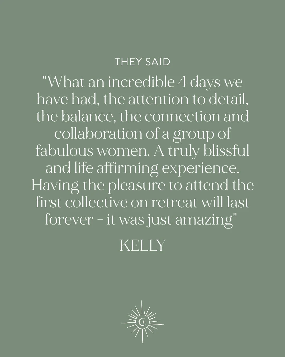 We love nothing more than hearing your retreat feedback. So much so, we&rsquo;ve dedicated a space on our website to the testimonials you so generously share.

As we step into the year ahead, it&rsquo;s words like these that we continue to return to.