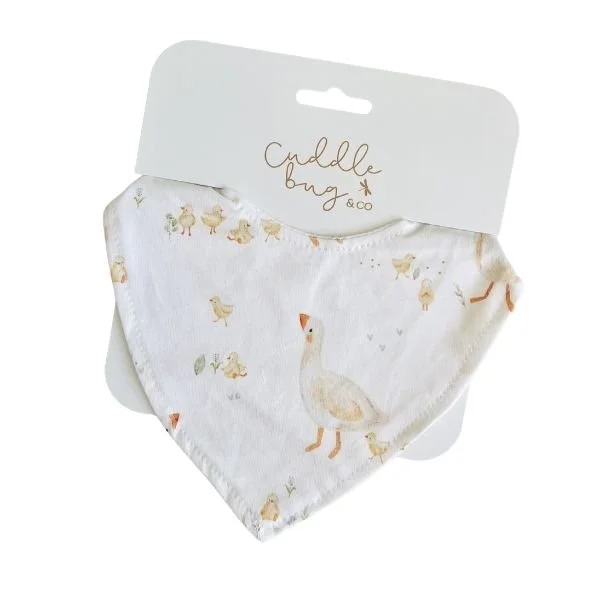 Cuddle Bug & Co Waterproof Dribble Bib - Goose
