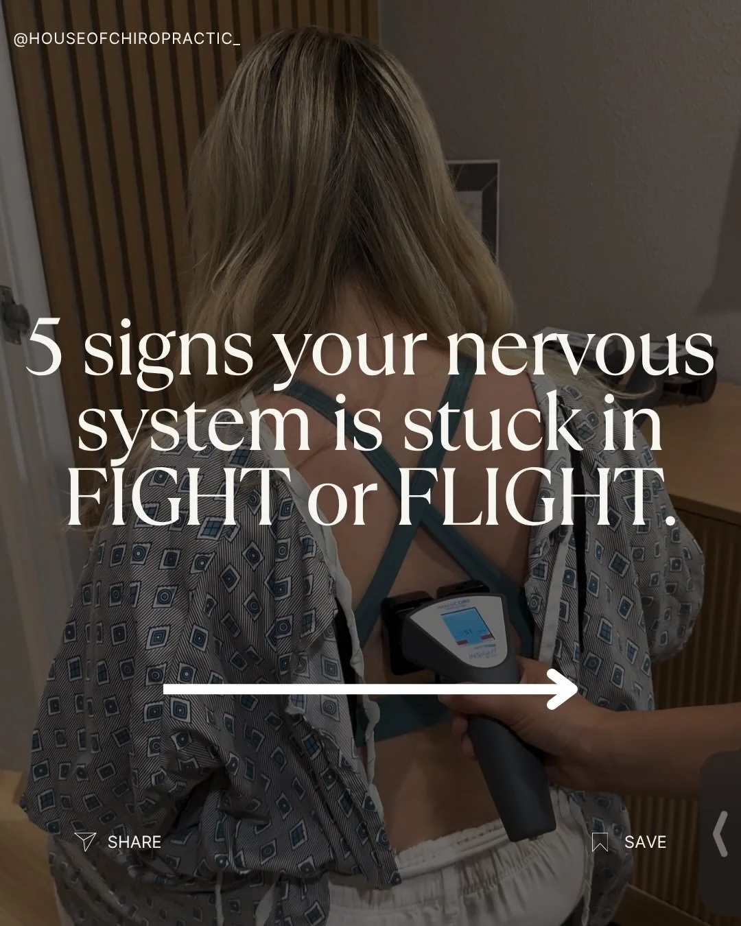 At House of Chiropractic we measure this by using CLA insight nervous systems scans to see how your body is adapting to stress. 

If you&rsquo;re ready to know how your nervous system is responding to what&rsquo;s happening with your body, book with 