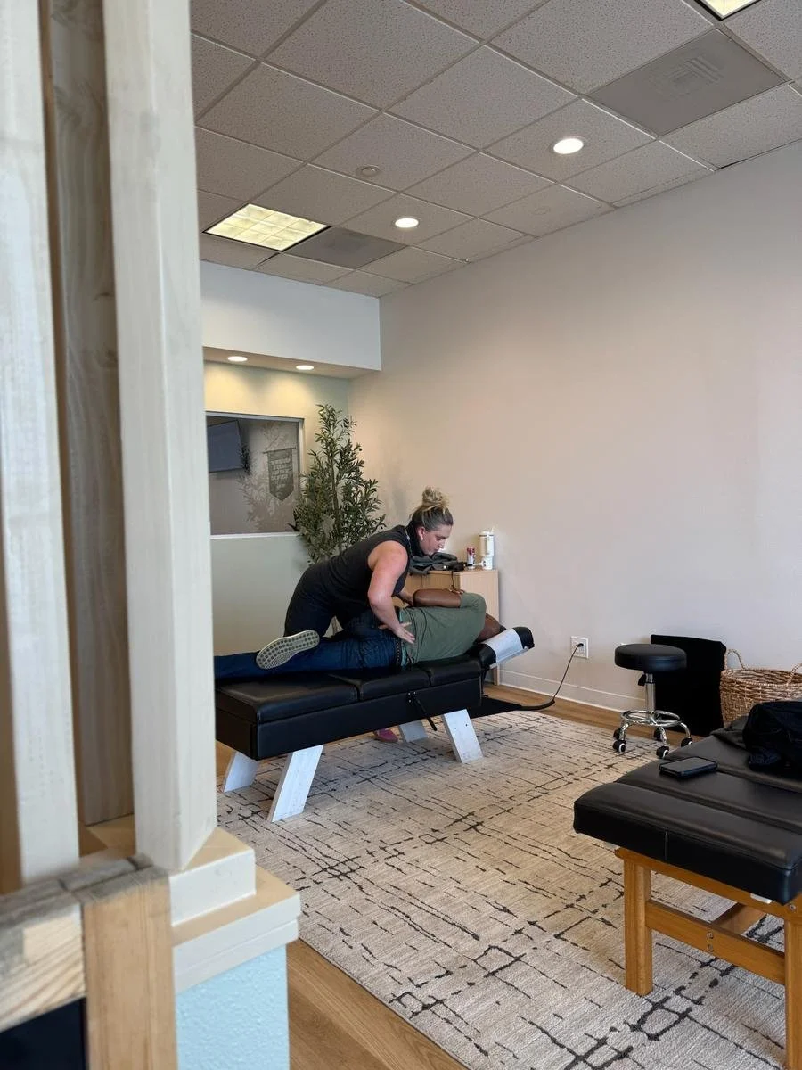 Chiropractic adjustment for a Costa Mesa patient at House of Chiropractic
