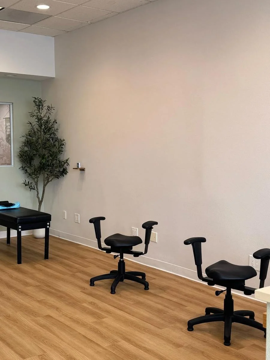Massage therapy treatment room at House of Chiropractic