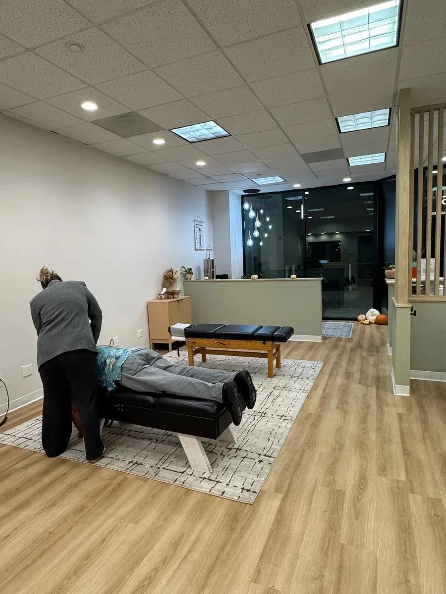 Chiropractic adjustment room serving Westminster patients