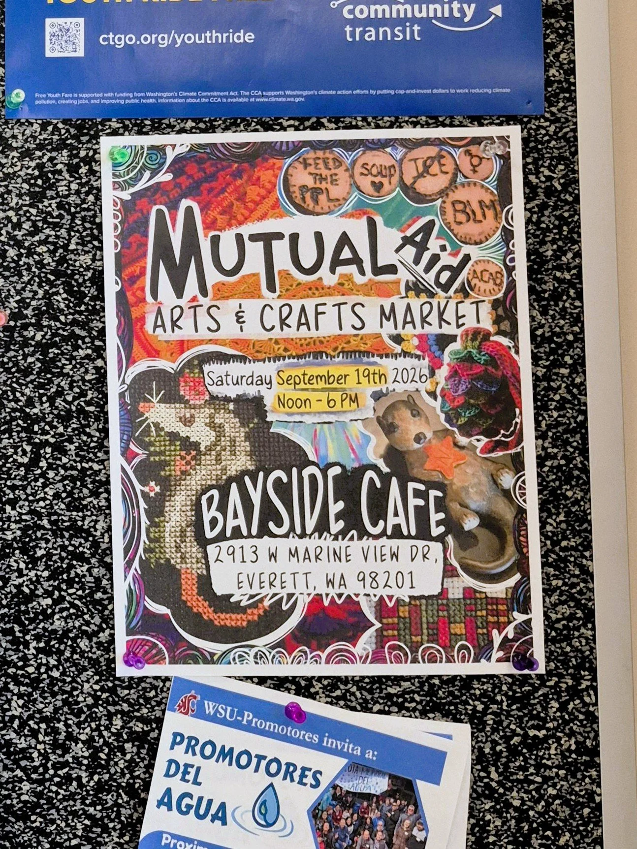 Another poster in the wild.