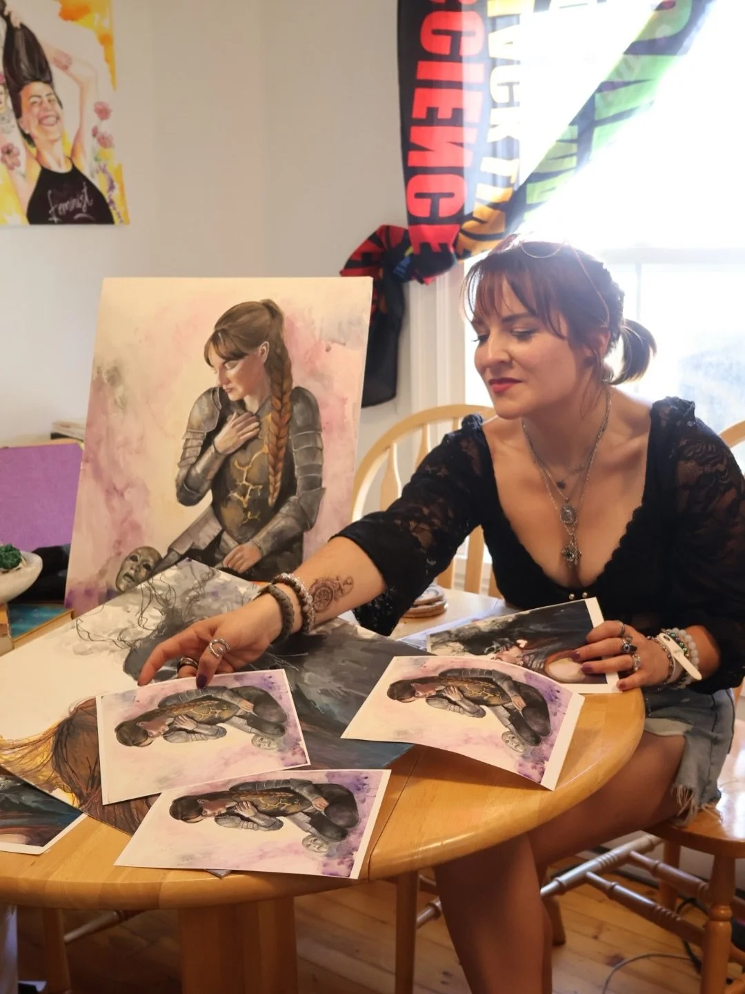 Every painting has more than one chapter.

Today wasn&rsquo;t about finished prints.
It was about paper, colour, tiny adjustments, conversations, and the quiet excitement of seeing possibilities spread across a table.

A heartfelt thank you to Jon at