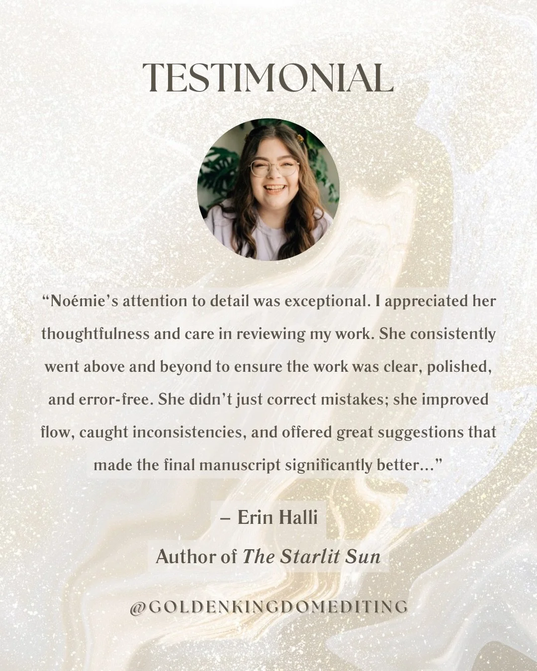 Working with my longtime Bookstagram friend, Erin, and helping make her beautiful story shine was one of the highlights of my year. Erin&rsquo;s writing is touching, powerful, and heartwarming. I cannot wait to work with her again in the future 🤍

M