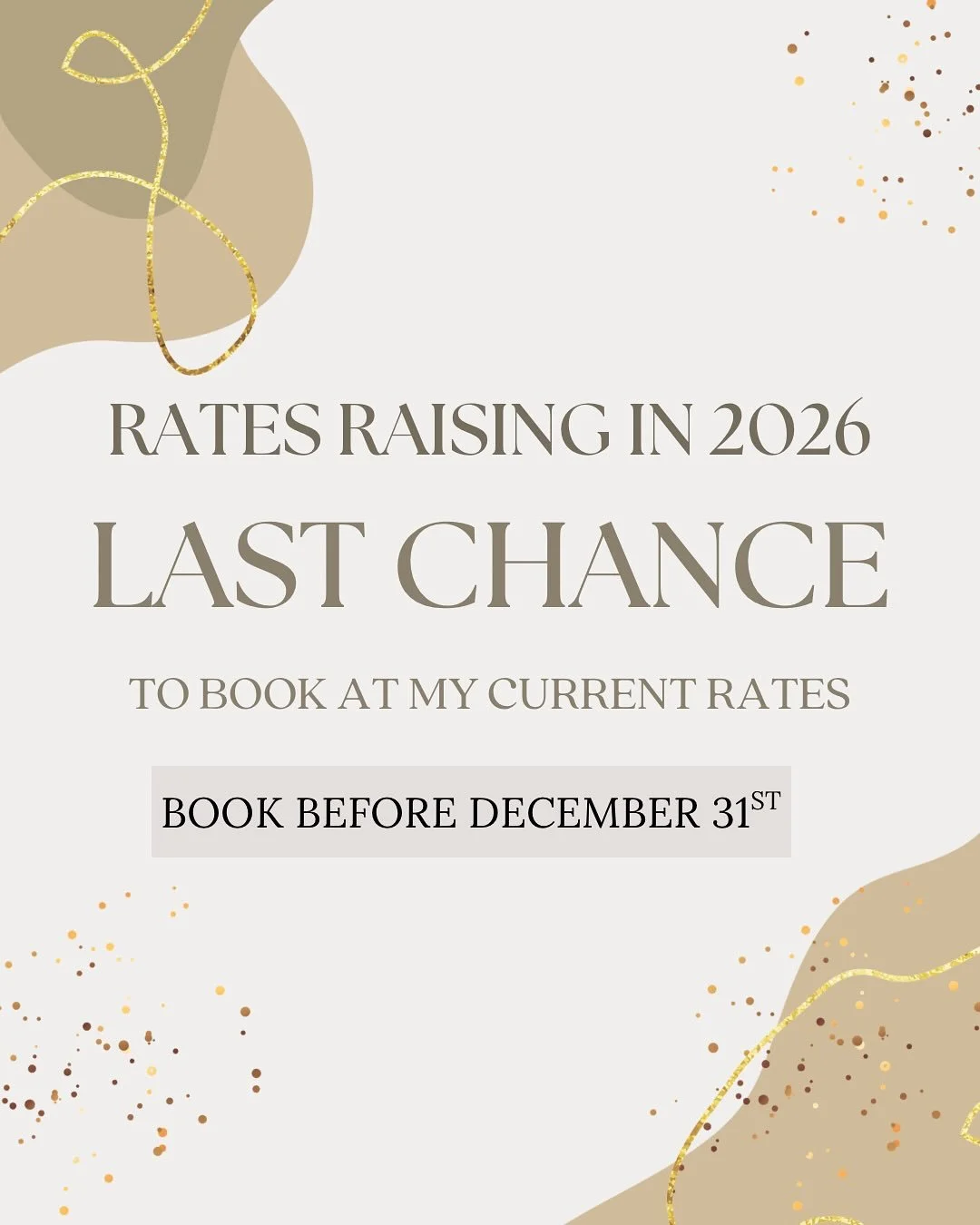📣 IMPORTANT: My editing rates will change starting January 1, 2026. 

I&rsquo;ve loved working with indie authors for the past year and a half. I feel so privileged to be trusted with your words. Helping and supporting indie authors means the world 