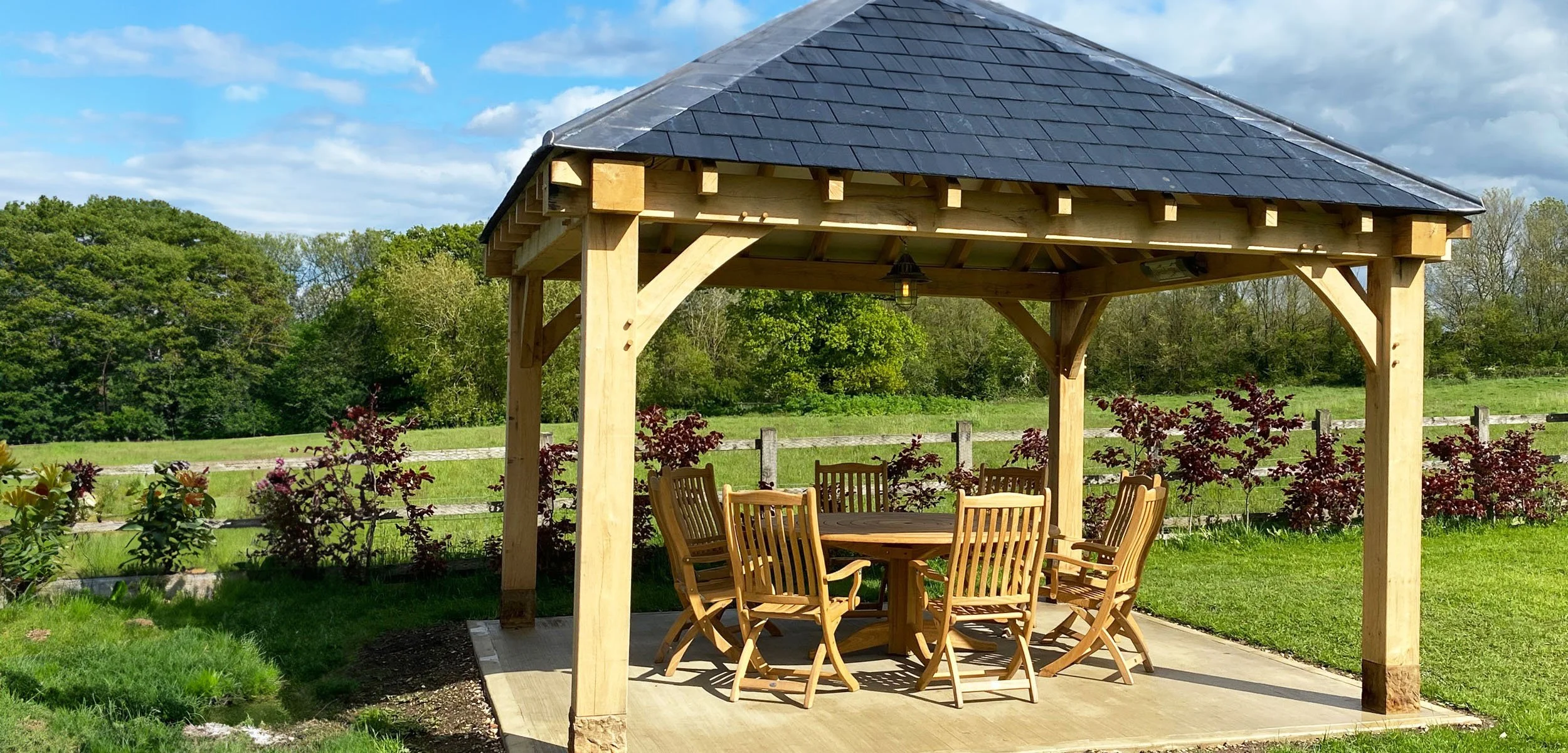 Full hip roof gazebo