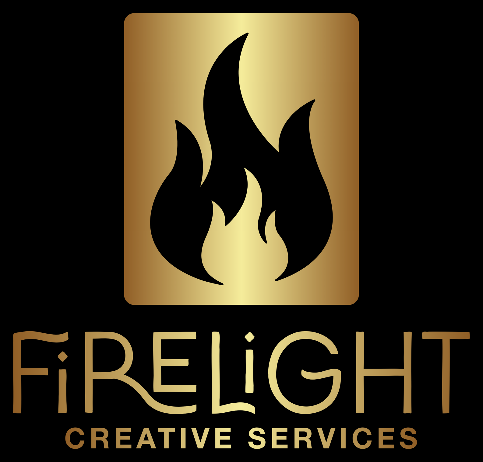 Logo of Firelight Creative services. Creative visual Art services in Nashville, TN