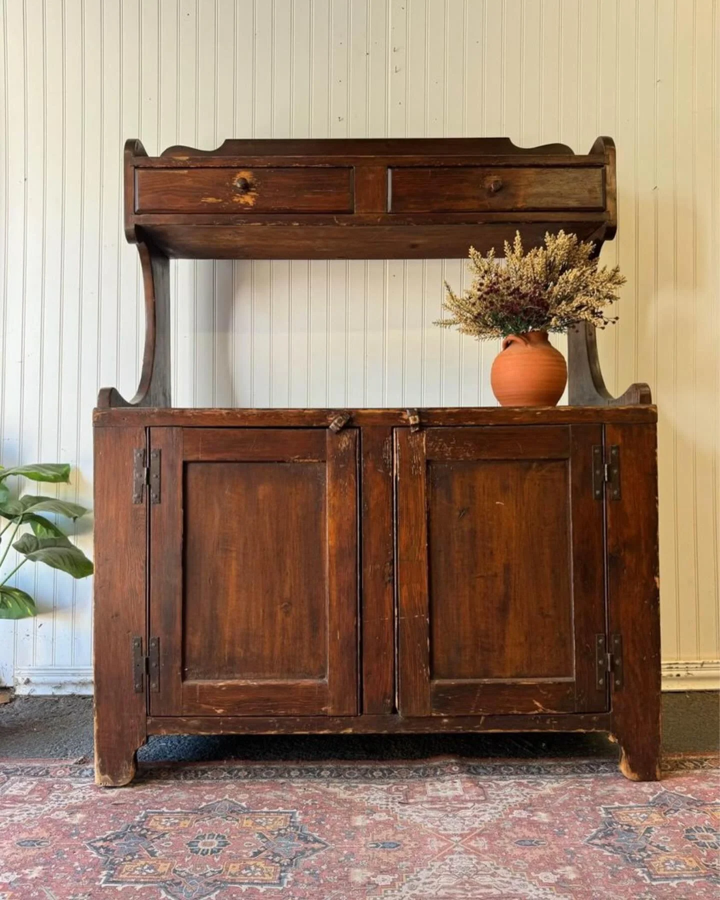 Available Inventory!
See below for details! I will mark as SOLD once claimed. Direct message me to claim. Shipping available!

Picture #1: SOLD
Antique 19th Century Primitive Dry Sink
With 2 drawers, 2 doors
Hand-chiseled dove tailed drawers 

Overal