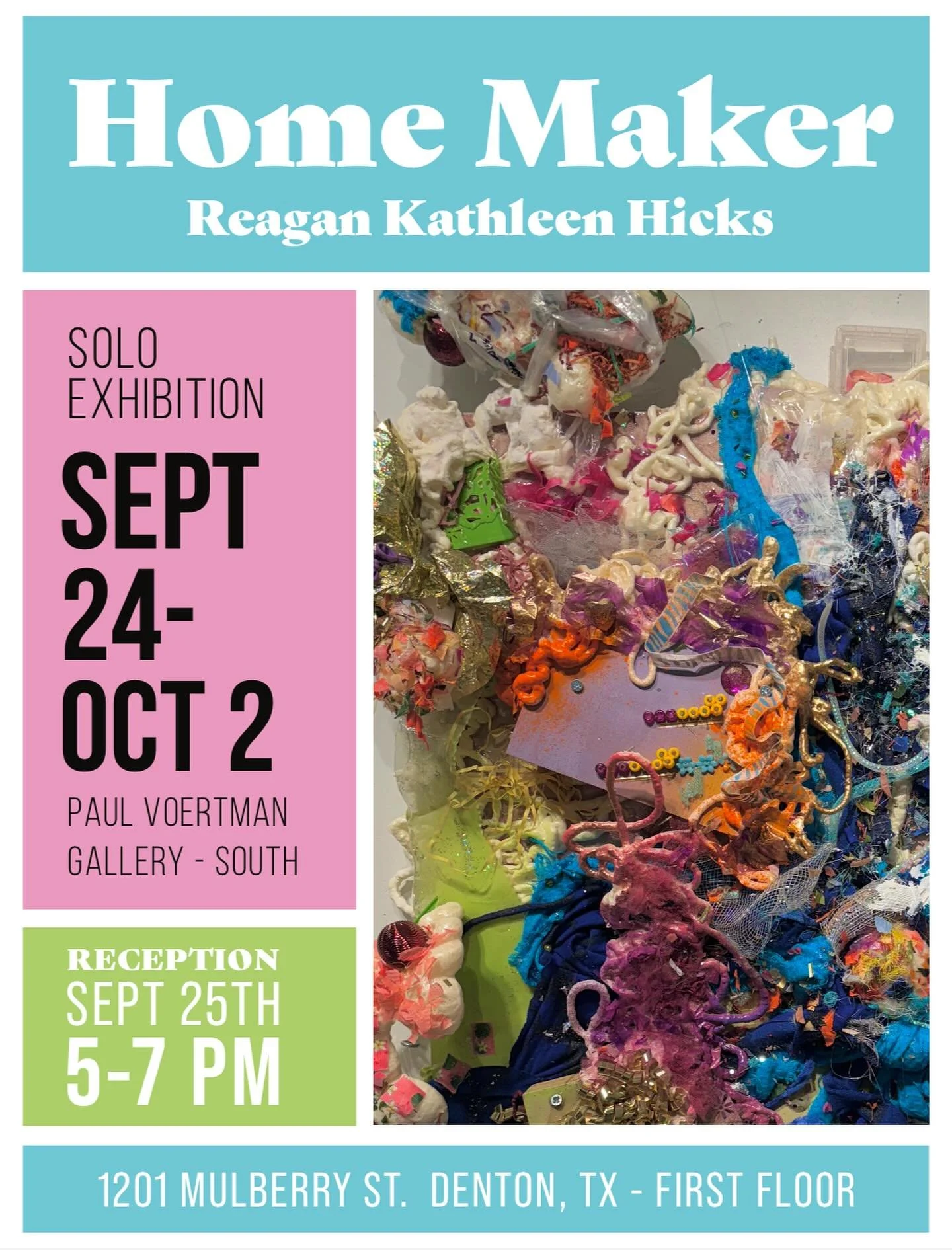 don&rsquo;t forget to check out my solo show in the union next week! reception is Sept 25, 5-7 pm! :) &lt;3