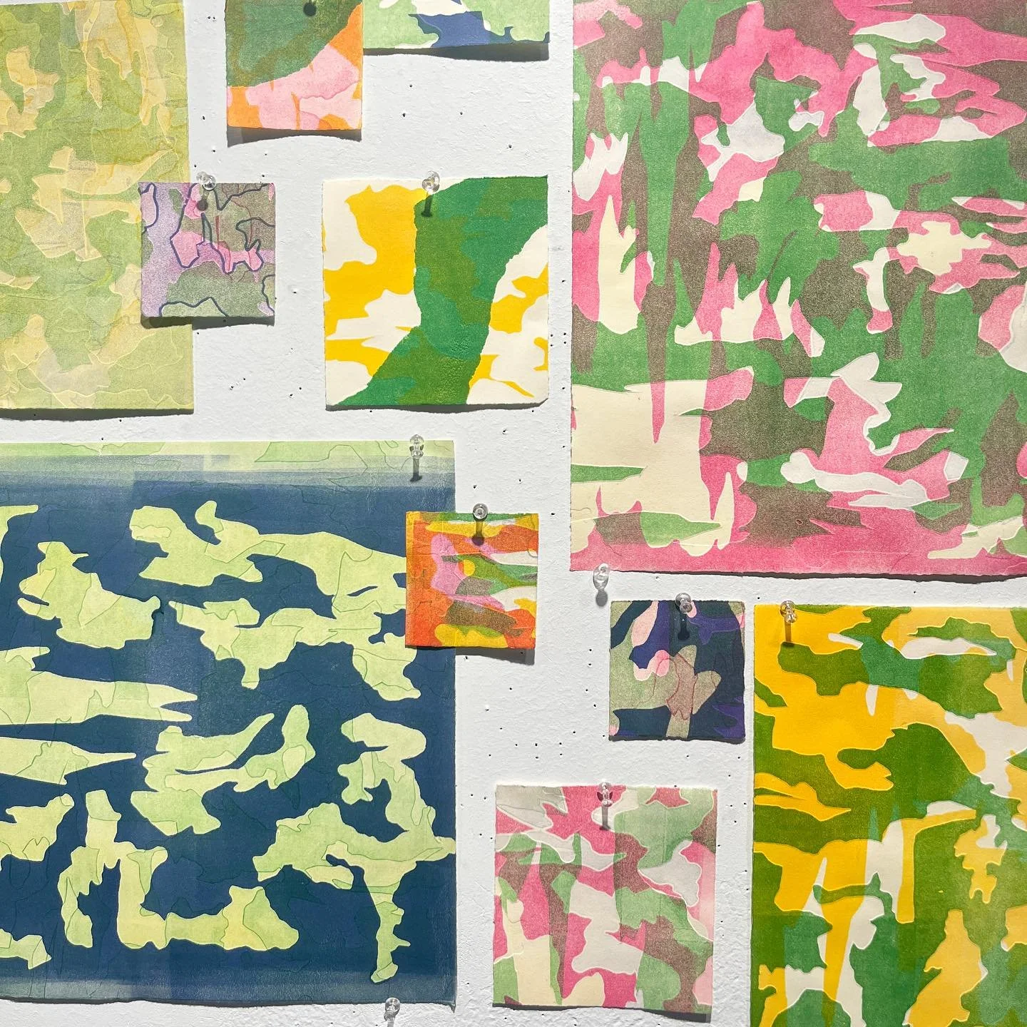 untitled for now- monotype, reeves bfk lightweight 
13x13, 8x8, 5x5, 3x3 in