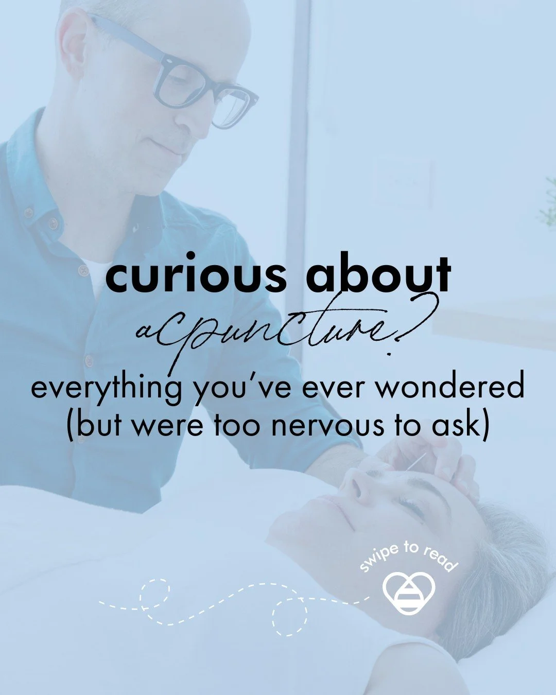 curious about acupuncture... but not sure what to expect? 📍

we get it! and you're not alone &mdash; and no, you&rsquo;re not the only one wondering about the needles. whether you&rsquo;re curious, skeptical, or mildly needle-avoidant, we're here to