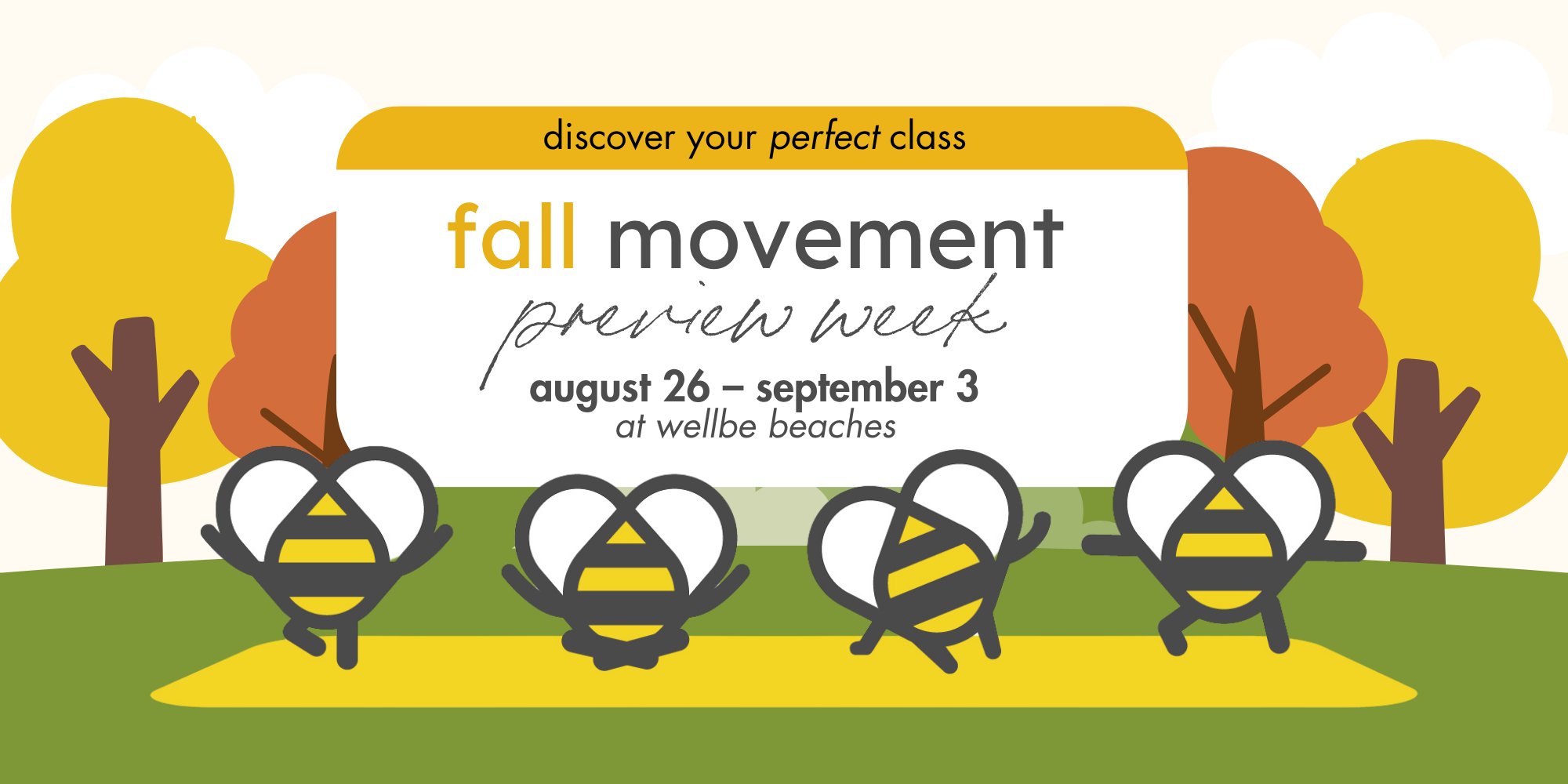 You’re Invited: Fall Movement Preview Week