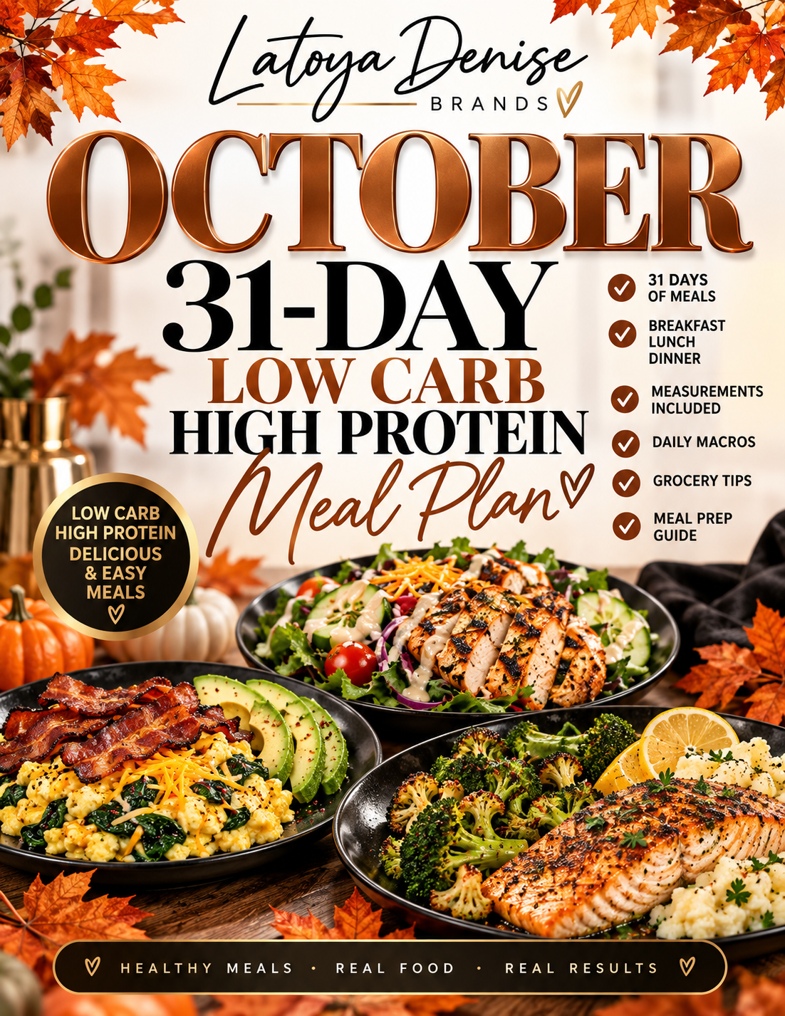 October 2026 31 Day MEAL Plan