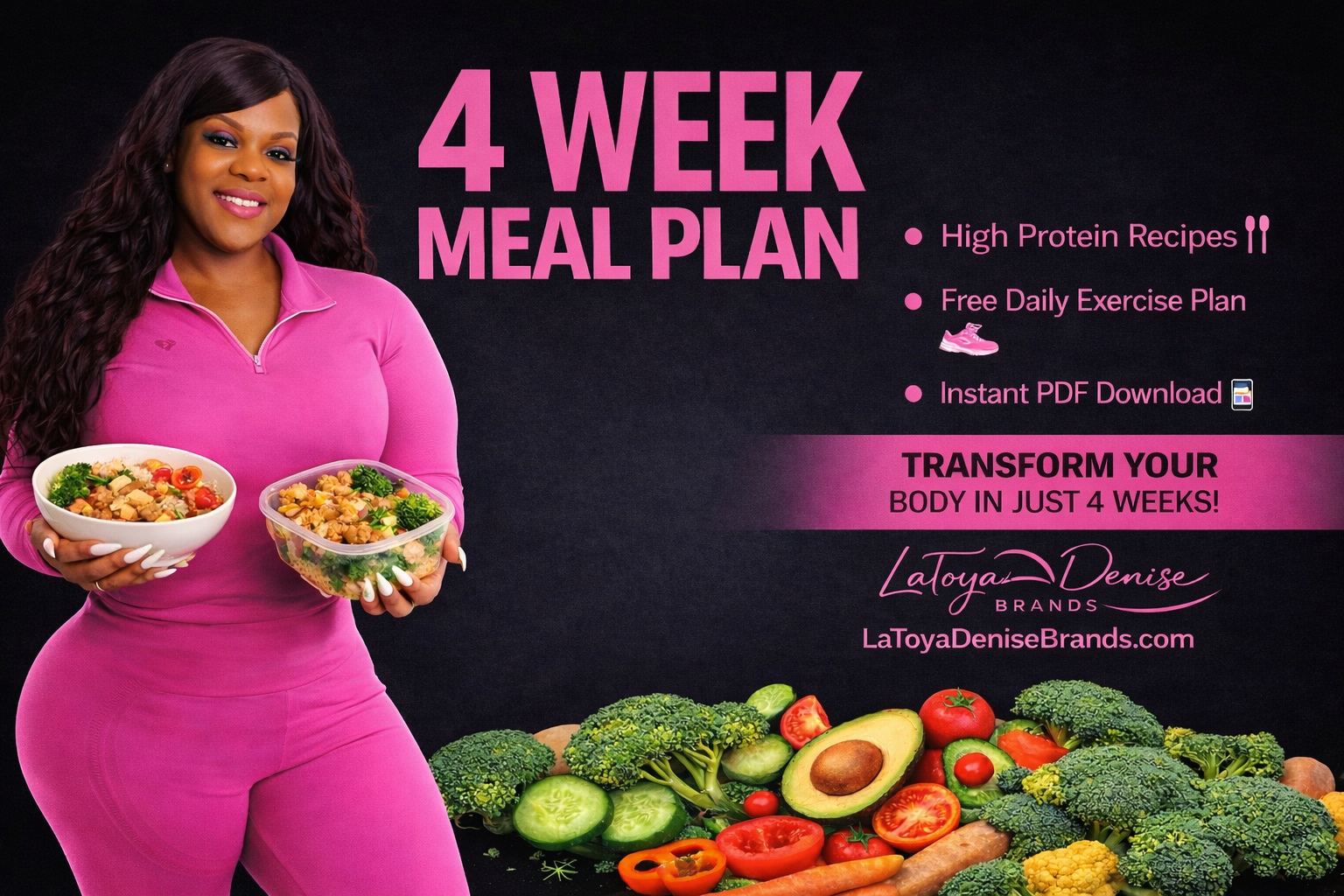 4- WEEK PLAN  and Exercise Plan- Moderate- PDF