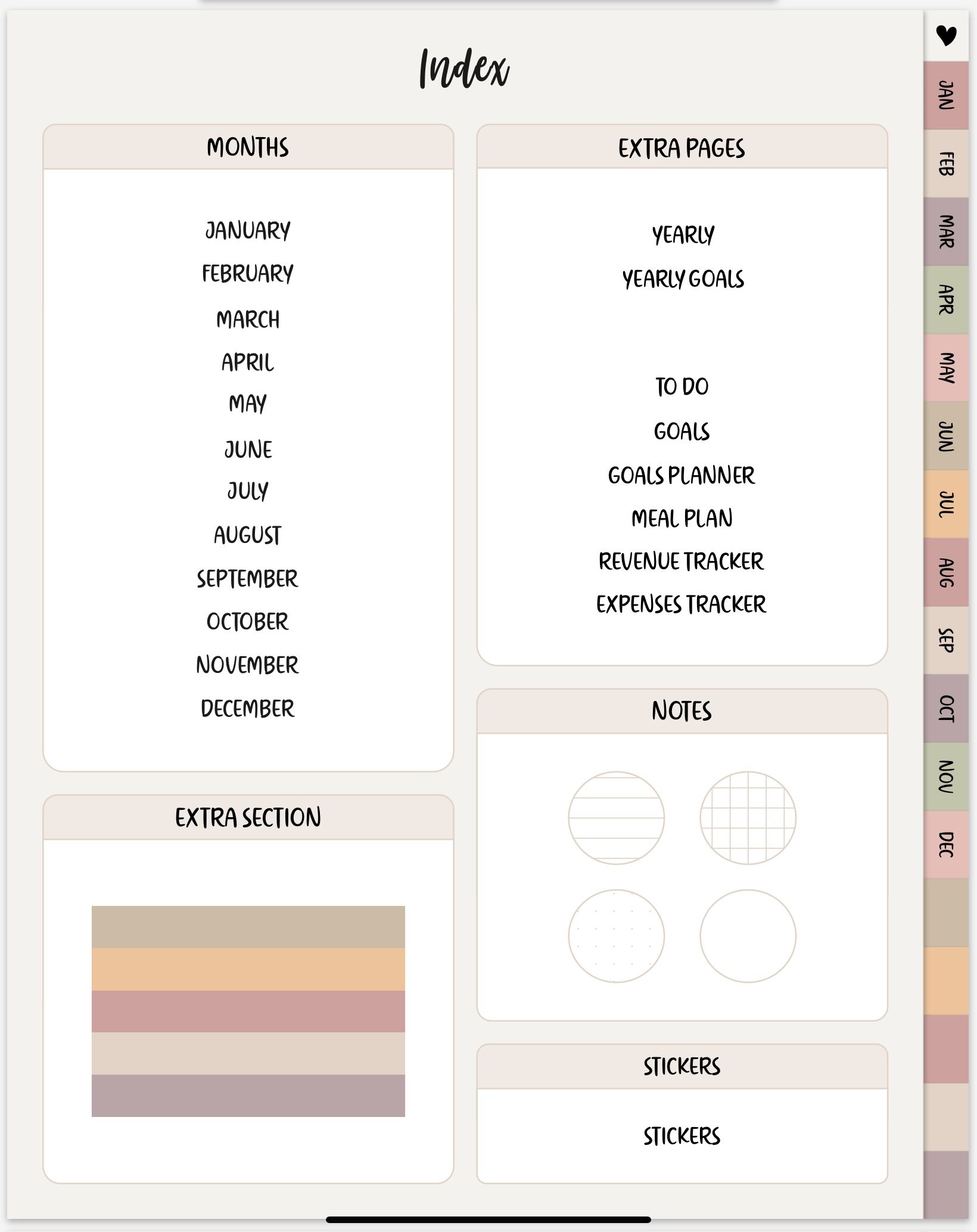 Digital Planner GoodNotes