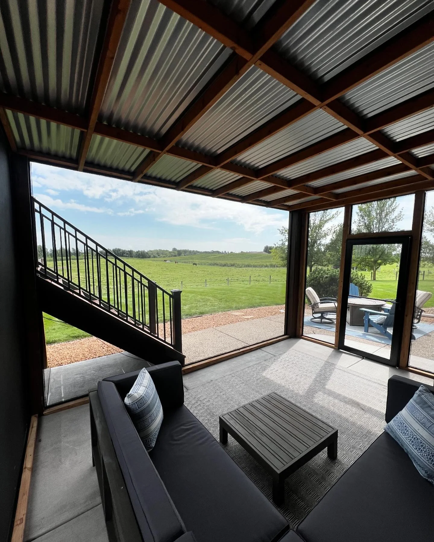 Wrapped up this awesome screened in area this week! If you would like to get away from the bugs and utilize the underside of your deck, we can make that happen. We use the highest quality screens on the market!