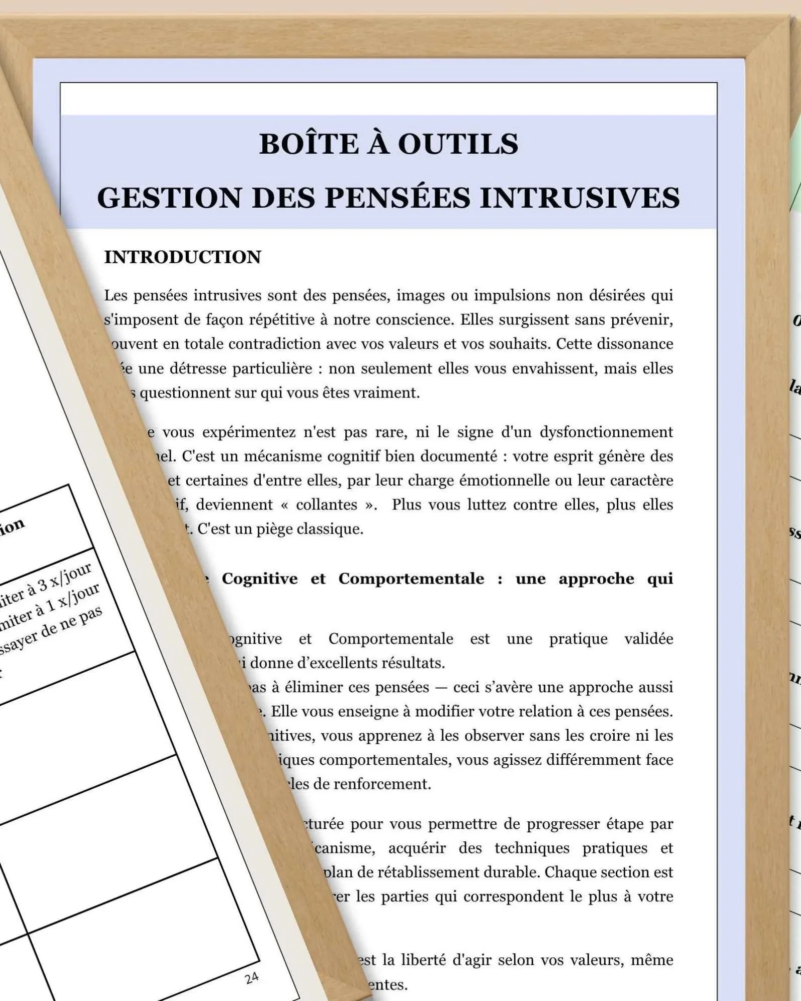 Les Pensées Intrusives – Outils et Exercices Pratiques