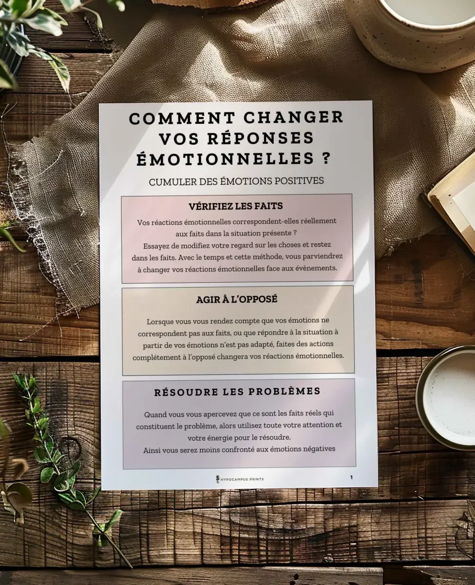 Thérapie TCD – Feuilles de Travail