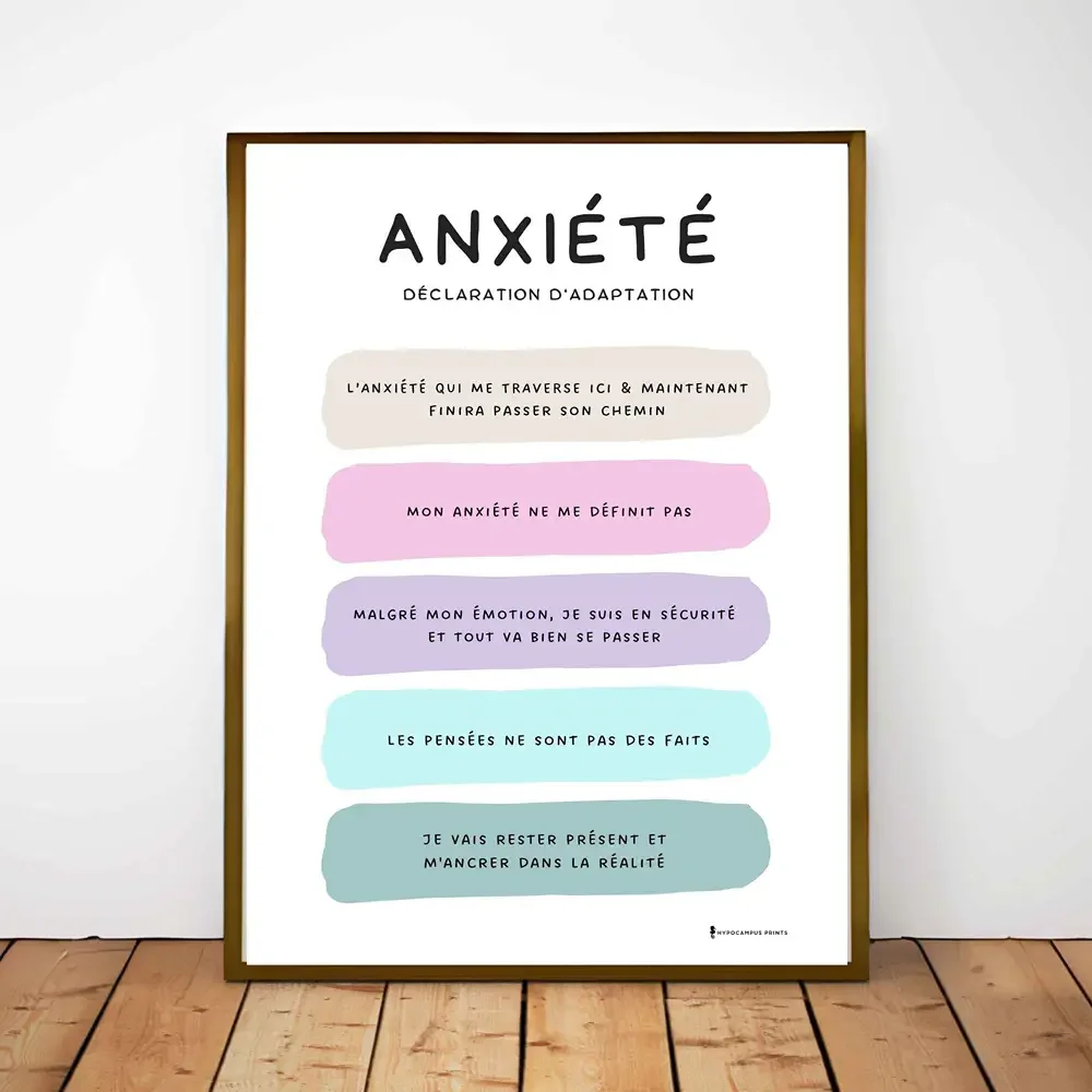 Anxiété Déclaration d'Adaptation