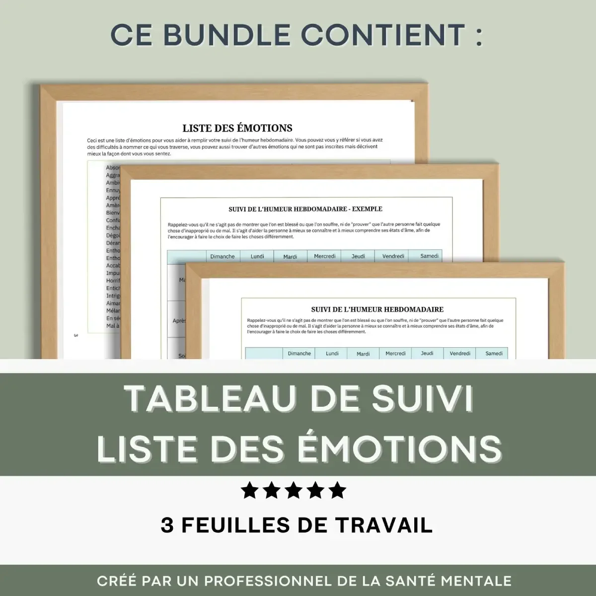 Bundle Borderline - Fiches suivi de l'humeur.webp