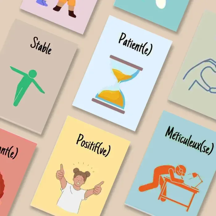 Cartes Flash – Le Jeu des Qualités (multicolore)
