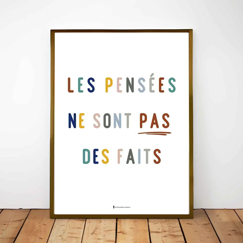 Les Pensées ne sont Pas des Faits