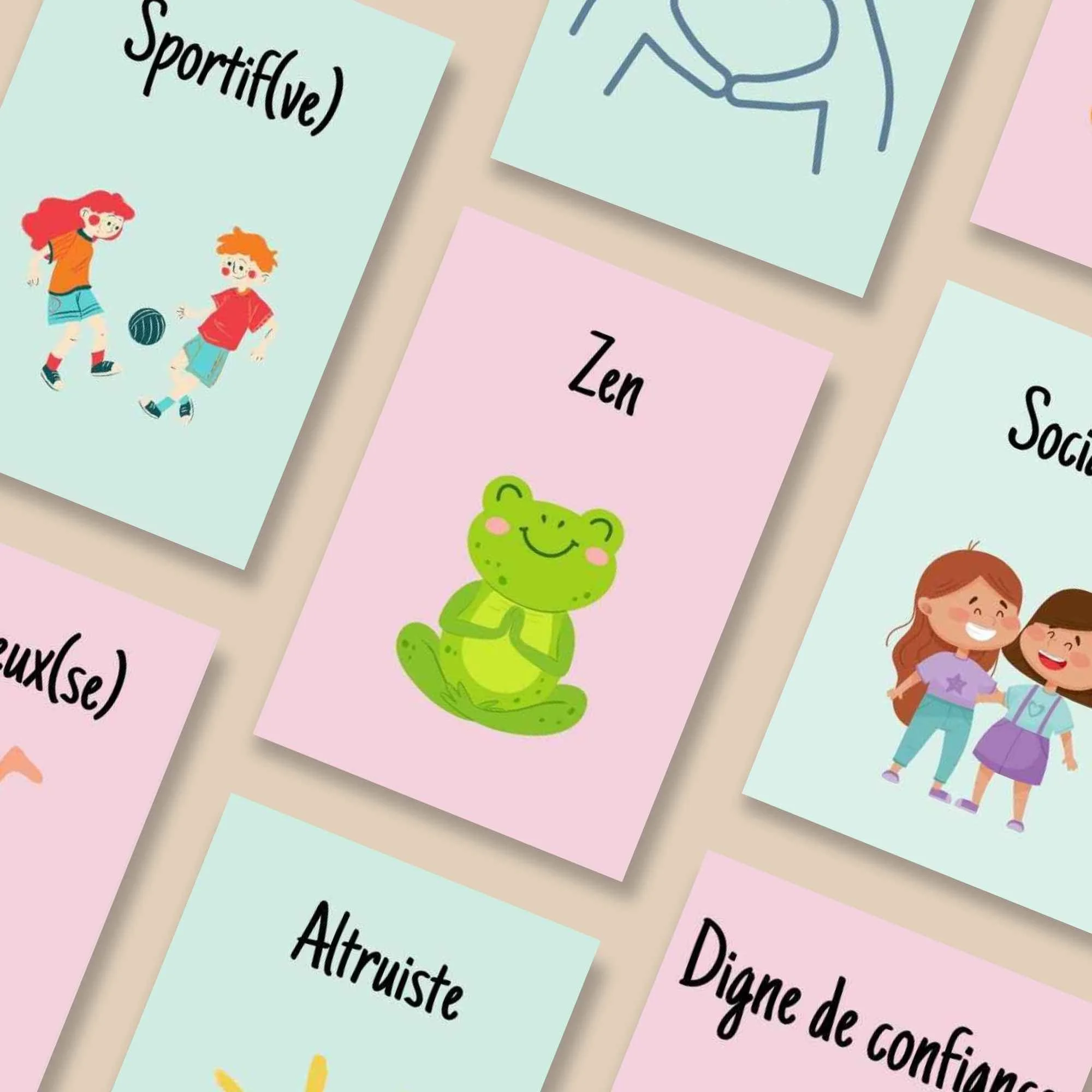 Jeu des Qualités – Relations sociales