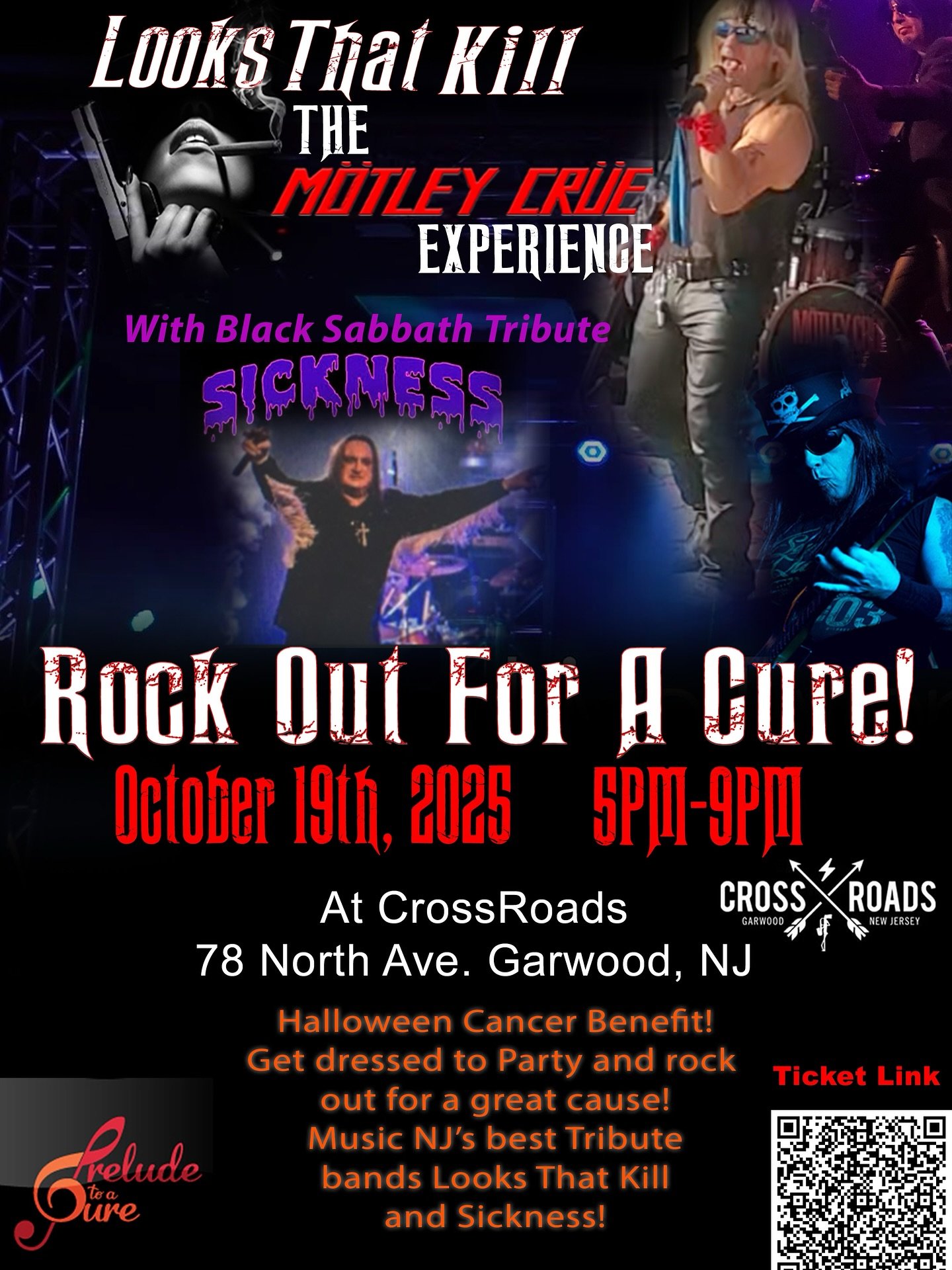 3 Killer upcoming Shows with another one on the way!!! Don&rsquo;t miss the Party and let&rsquo;s All take a Ride on The Wildside!!🖤💋 @crossroadsgarwoodnj @shawnscrazysaloon @ginmillgrillenorthampton 

Ticket Links in BIO ⬆️🎟️
