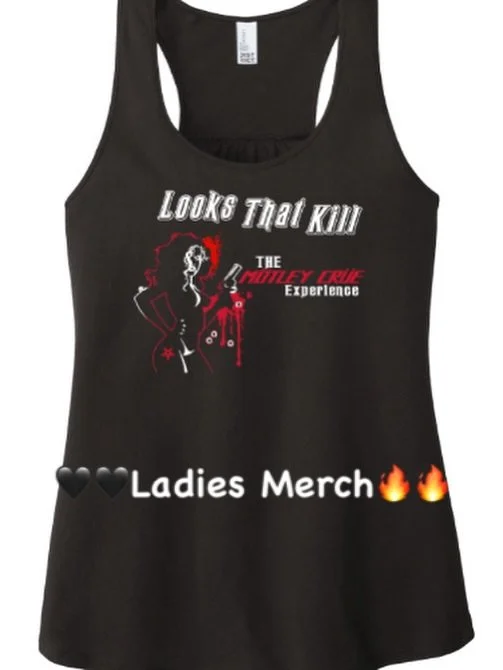 A little Merch for the ladies at upcoming shows 🤘🤘Let&rsquo;s us know what you think?!?! These will be sold only at the shows!  Next up October 19th @crossroadsgarwoodnj 🔥🔥
#looksthatkilltribute #MotleyCrueFans #motleyCrue #swag #merch #looksthat