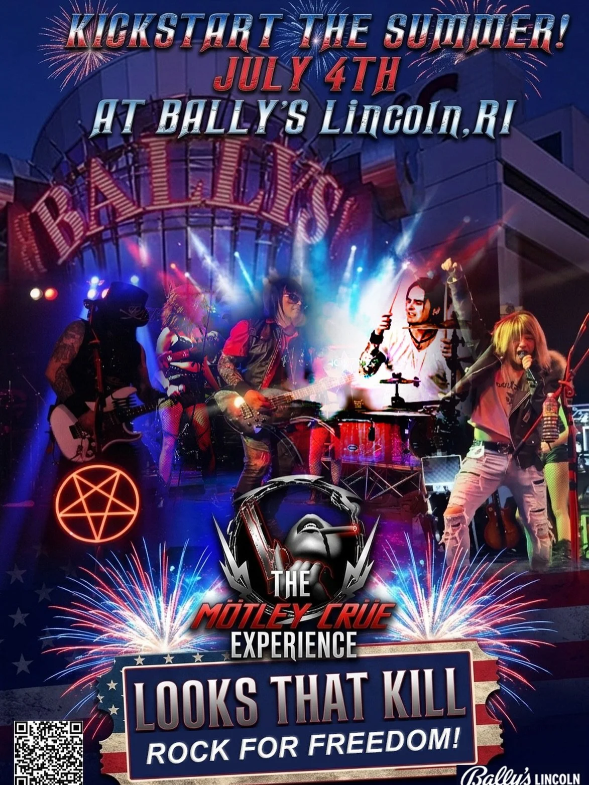 🇺🇸 KICKSTART THE SUMMER WITH US THIS JULY 4TH! 🇺🇸

Looks That Kill Will be Rockin&rsquo; Bally&rsquo;s Lincoln Rhode Island July 4th @10PM! 

So Keep your eye on the Money and come celebrate Independence Day with us on the Lighthouse Stage! 🤘🖤?