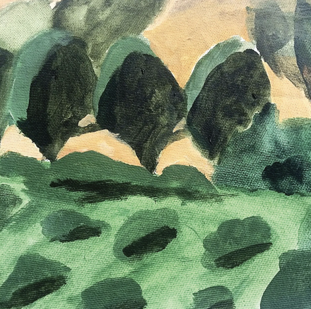 “I just came upon old landscape paintings I used to do when I lived in Italy in my 20s. They’re not bad!”

Courtesy of Madeline Weinrib