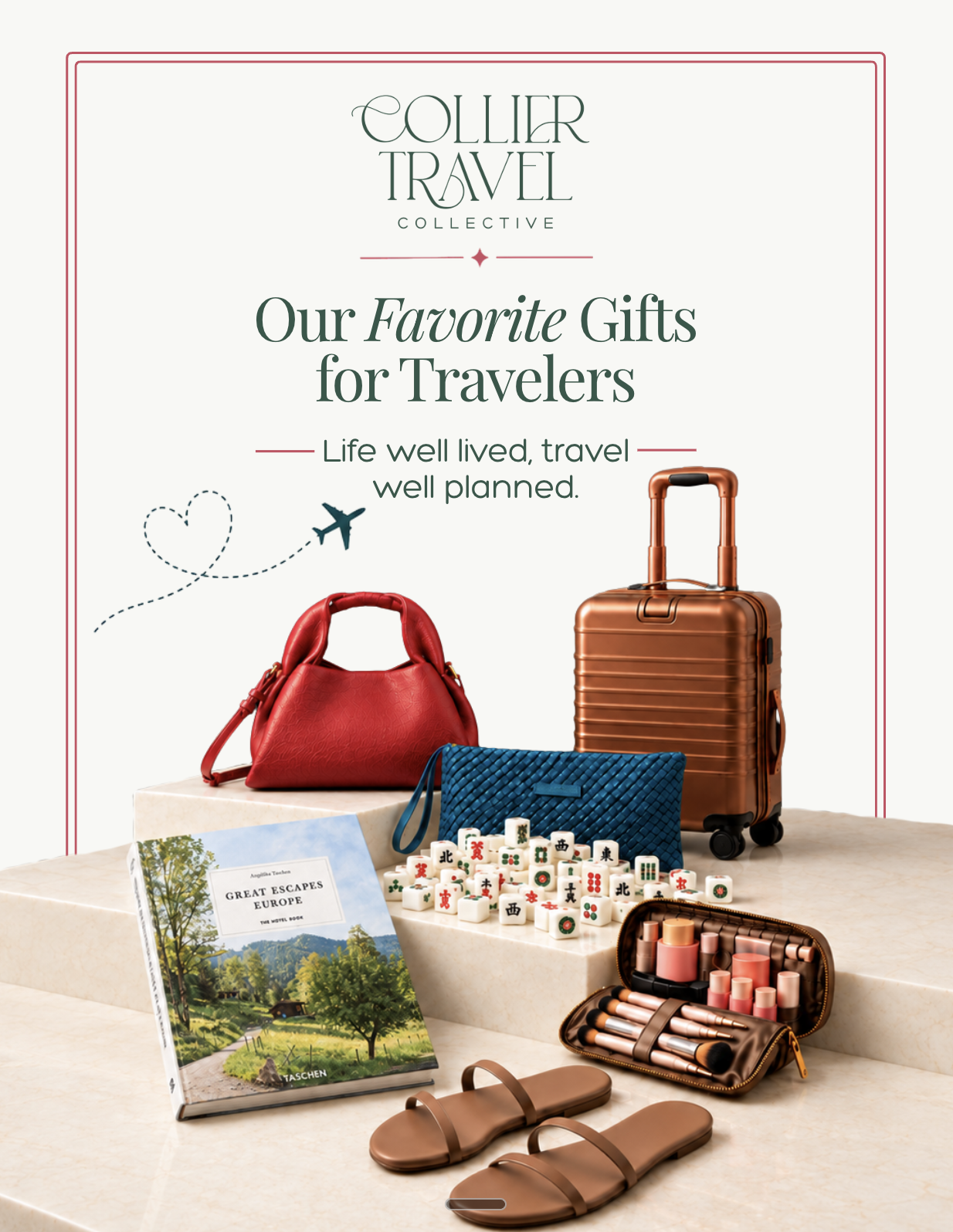 Cover of Gift Guide for Travelers from Collier Travel Collective