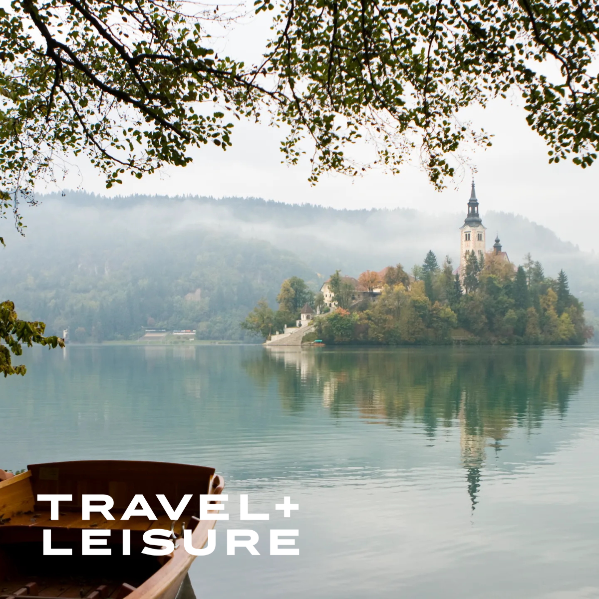 Travel + Leisure feature on Slovenia as an underrated, less-crowded destination, with an image of Ljubljana’s Triple Bridge